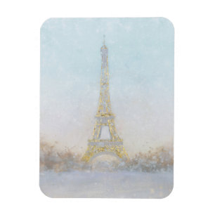 Bild des Aquarell- von Eiffel Towe Magnet