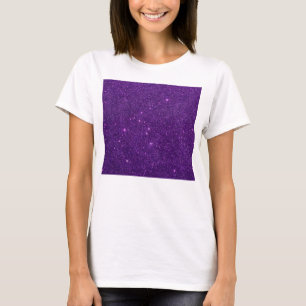 Bild des hellen lila Glitzer T-Shirt