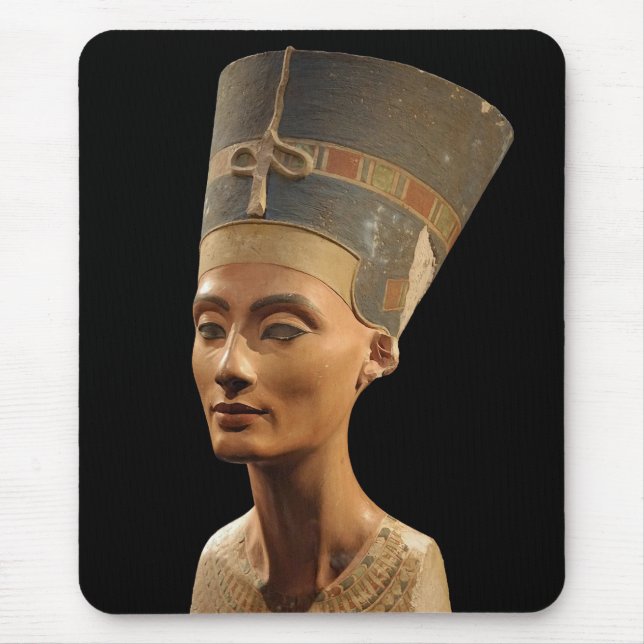 Bild des Nefertiti-Fehlschlags in Neues Museum Mousepad (Vorne)