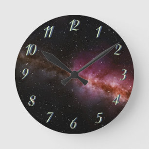 Bild des Universums Wanduhr