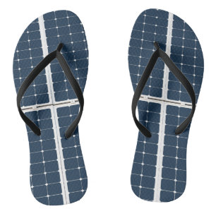 Bild eines solaren Powers lustig Flip Flops