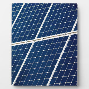 Bild eines solaren Powers lustig Fotoplatte