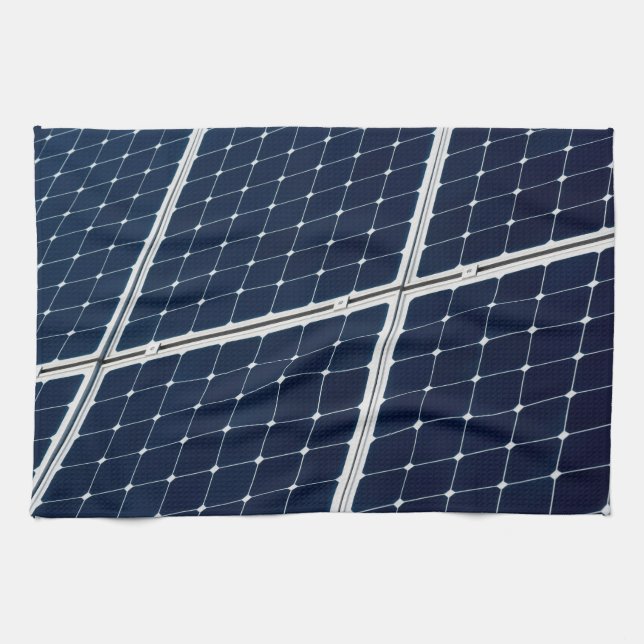 Bild eines solaren Powers lustig Handtuch (Horizontal)