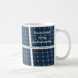 Bild eines solaren Powers lustig Kaffeetasse