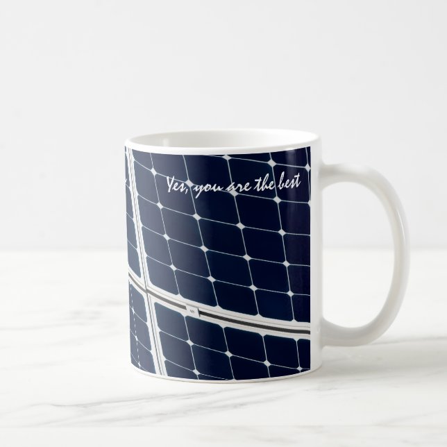 Bild eines solaren Powers lustig Kaffeetasse (Rechts)