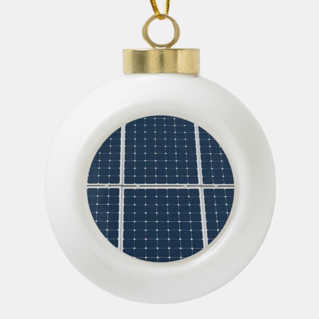 Bild eines solaren Powers lustig Keramik Kugel-Ornament (Vorderseite)