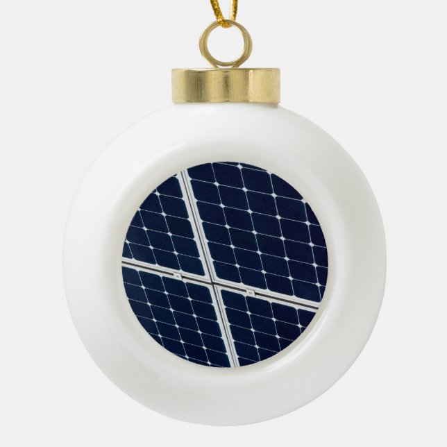 Bild eines solaren Powers lustig Keramik Kugel-Ornament (Vorderseite)