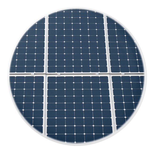 Bild eines solaren Powers lustig Keramikknauf (Vorderseite)