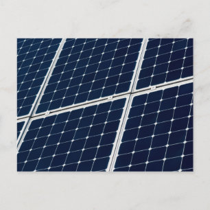 Bild eines solaren Powers lustig Postkarte
