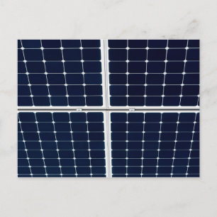 Bild eines solaren Powers lustig Postkarte