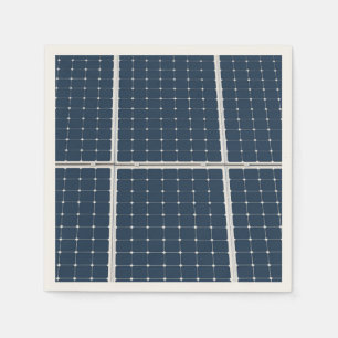 Bild eines solaren Powers lustig Serviette