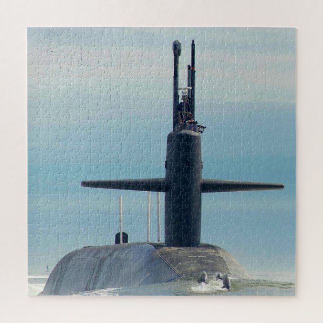Bild eines U-Boot-Tennessees. Jigsaw Puzzle (Vertikal)