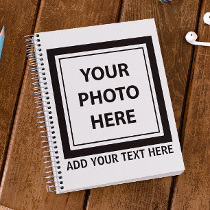 Bild Foto & Text hochladen – Anpassen Notizbuch
