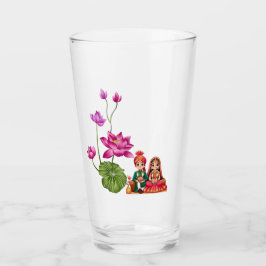 Bild Lotus, Braut und Bräutigam Glas