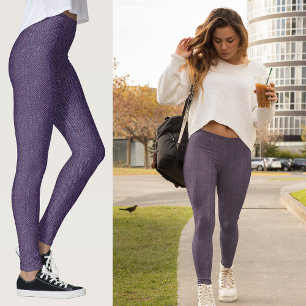 Bild mit blauer Tweedtextur Leggings