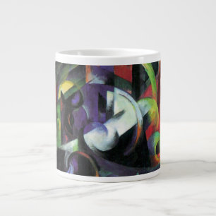 Bild mit Rindern von Franz Marc, Vintage Art Jumbo-Tasse