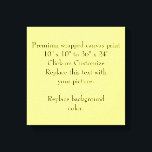 Bild oder Kunstwerk hinzufügen, erstellen Sie es a Leinwanddruck<br><div class="desc">Personalisieren Sie es mit Ihrem Foto,  Kunstwerk oder Firmenlogo,  wenn Sie das Bild durch Ihr eigenes ersetzen. Bearbeiten Sie das Bild mithilfe des Entwurfstools,  um die Größe des Bildes zu ändern oder einzuschneiden oder Text hinzuzufügen. Für Fragen oder Hilfe,  senden Sie eine Nachricht.</div>