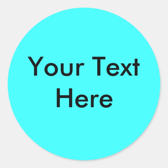 Bild oder Text hier hinzufügen Runder Aufkleber (Vorderseite)