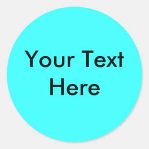 Bild oder Text hier hinzufügen Runder Aufkleber