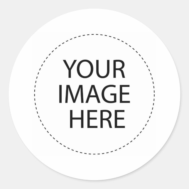 Bild oder Text hier hinzufügen Runder Aufkleber (Vorderseite)