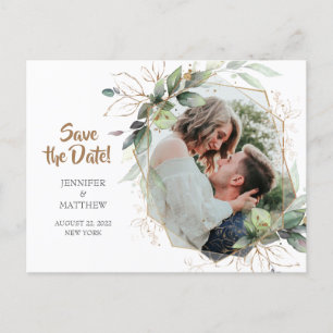 Bild Save the Date Hochzeitskarte Ankündigungspostkarte