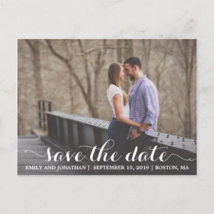 Bild Save the Date Postkarte, Landschaftsbild Foto Postkarte
