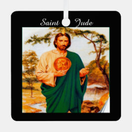 Bild und Gebet von Saint Jude Ornament Aus Metall