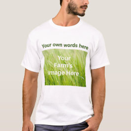 Bild und Text Ihres Betriebs in erwachsener Größe  T-Shirt
