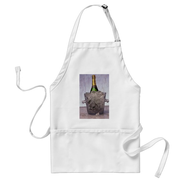Bild von Champagne im Glaseiseimer Schürze (Vorne)