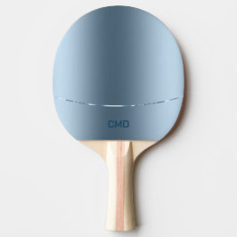 Bild von metallischem Blau - rostfreier Stahlschau Tischtennis Schläger