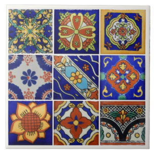 Bild von Talavera Tile auf 6 x 6 Keramiken Tile Fliese