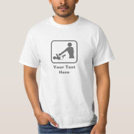 Bild zum Ändern des Babys (graues Logo) — Anpassba T-Shirt