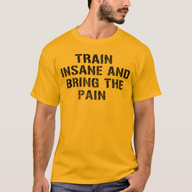 Bilden Sie geisteskrankes aus und holen Sie die T-Shirt (Vorderseite)