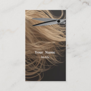 Bilden Sie Künstler - Haar-Stylisten Visitenkarte
