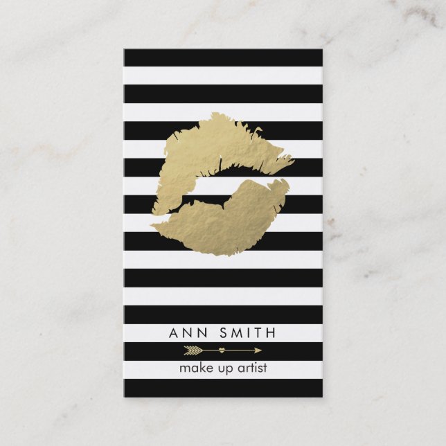 Bilden Sie Künstler-schicke Terminkarte (Vorderseite)