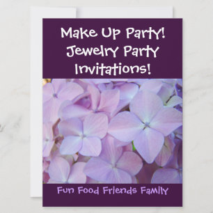 Bilden Sie Party! Einladungs-Schmuck-Party! Blumen Einladung