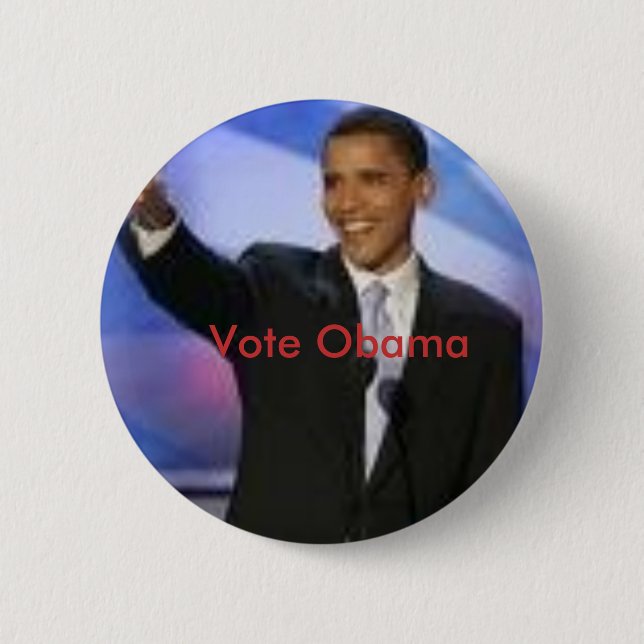 Bilder, Abstimmung Obama, Abstimmung Obama Button (Vorderseite)