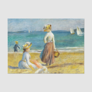 Bilder am Strand, Auguste Renoir Decoupage Art Seidenpapier