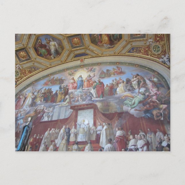 Bilder an der Decke Rom Postkarte (Vorderseite)