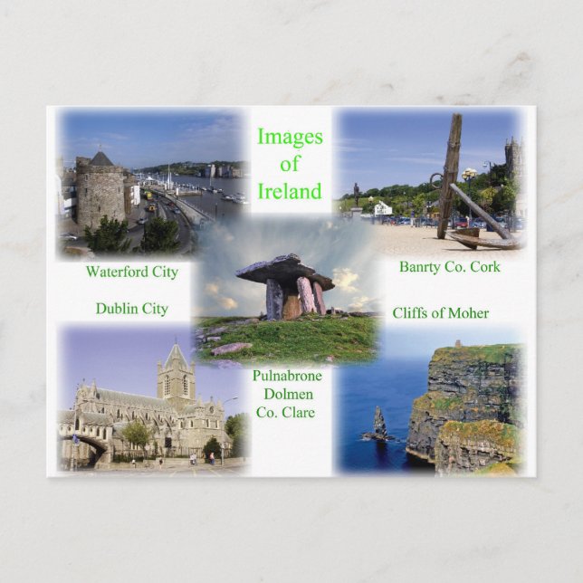 Bilder aus Irland Postkarte (Vorderseite)