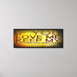 Bilder der Schrift 17 Leinwanddruck