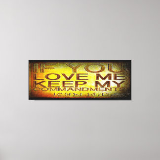 Bilder der Schrift 17 Leinwanddruck