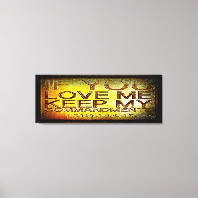 Bilder der Schrift 17 Leinwanddruck (Vorderseite)