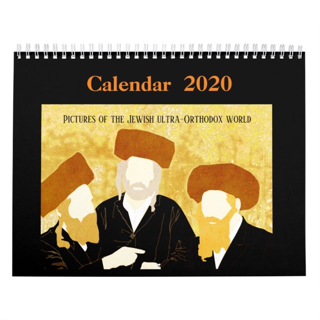 Bilder des jüdischen Ultraorthos Kalender (Titelbild)