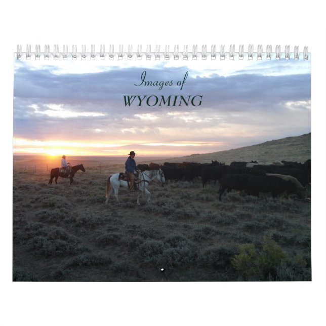 Bilder des Wyoming-Kalenders Kalender (Titelbild)