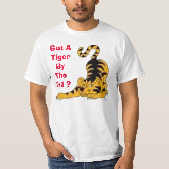 Bilder, got einen Tiger durch den Schwanz? , Laura T-Shirt (Vorderseite)