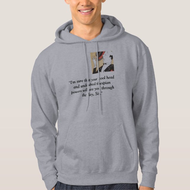 Bilder, "ich bin dass Ihr cooler Kopf und undou… Hoodie (Vorderseite)