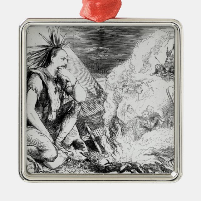 Bilder im Fire Silbernes Ornament (Vorne)