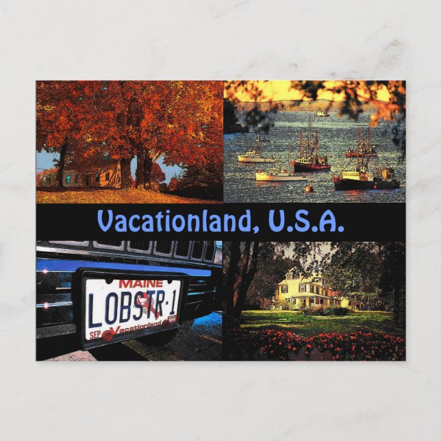 Bilder Maine Postcard - Maßgeschneiderte Bilder Postkarte (Vorderseite)