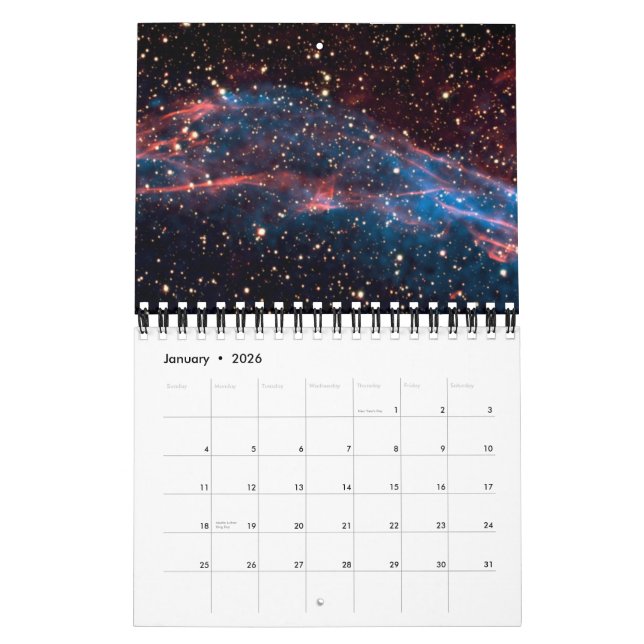 Bilder von der NASA Kalender (Jan 2026)